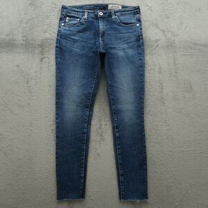 Adriano Goldschmied AG Women's Size 27R Blue Low-Rise Legging Ankle 27" Inseam